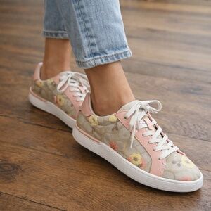 Coach Women’s Floral Low-Top Sneakers
